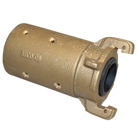 MARCO 2" ID Brass Abrasive Blast Hose Coupling - Oversized 10QBR6X